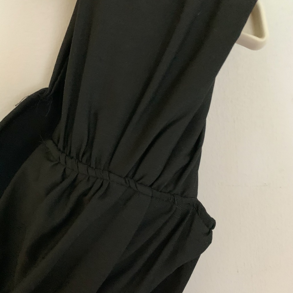 Black Ruched Bodysuit - Picture 4 of 6
